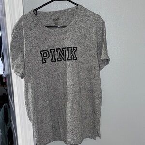Heather Gray PINK Victoria's Secret Tee